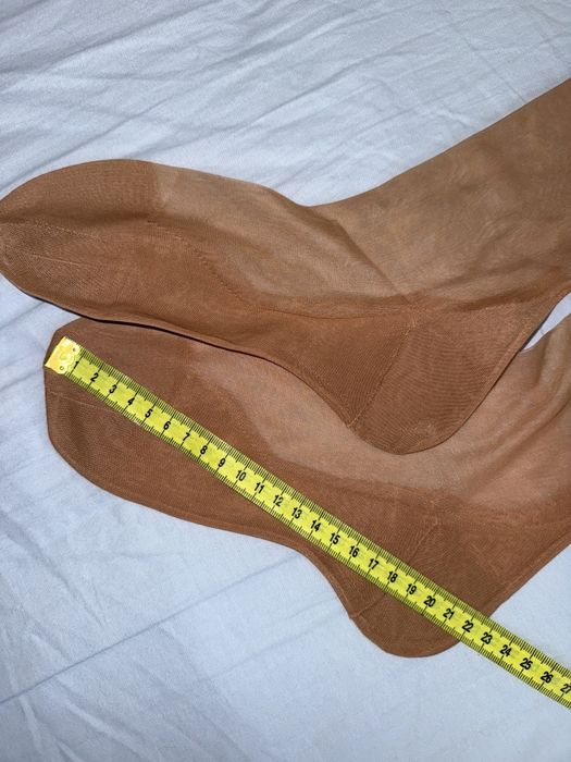 Pończochy nylonowe ze szwem