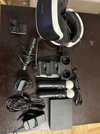 Sony google VR PlayStation VR V 2 + Camera v2 kontroler move 2x