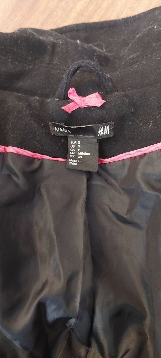Płaszcz wełniany ciążowy H&M  S