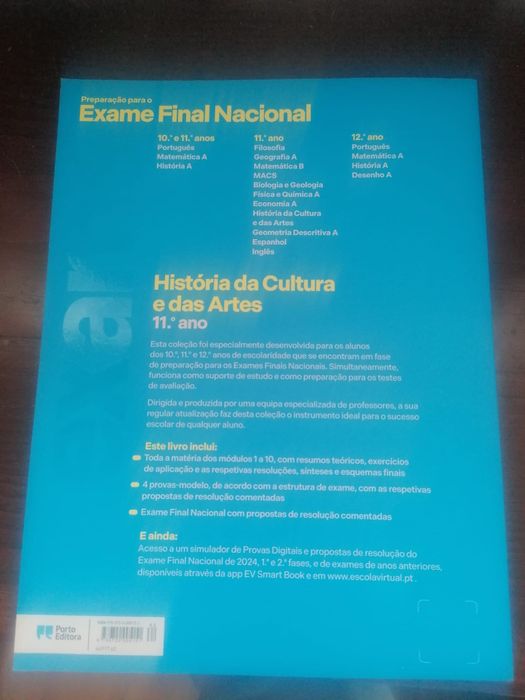 Livro De Exame Historia e Cultura das Artes 2025