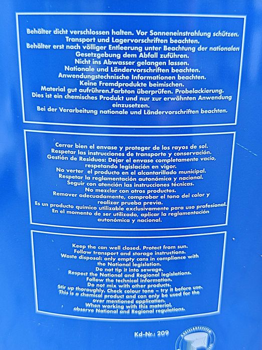 Podkład UV Croma Lacke – 20 kg – jasnoszary do płyt meblowych