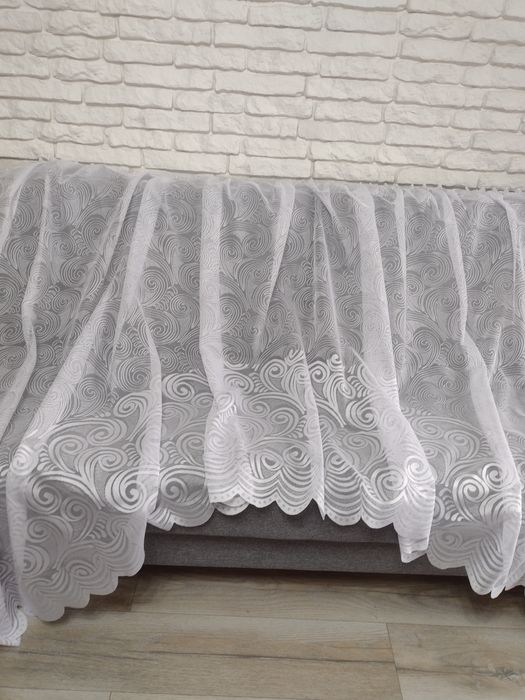 Firana nowa z taśmą