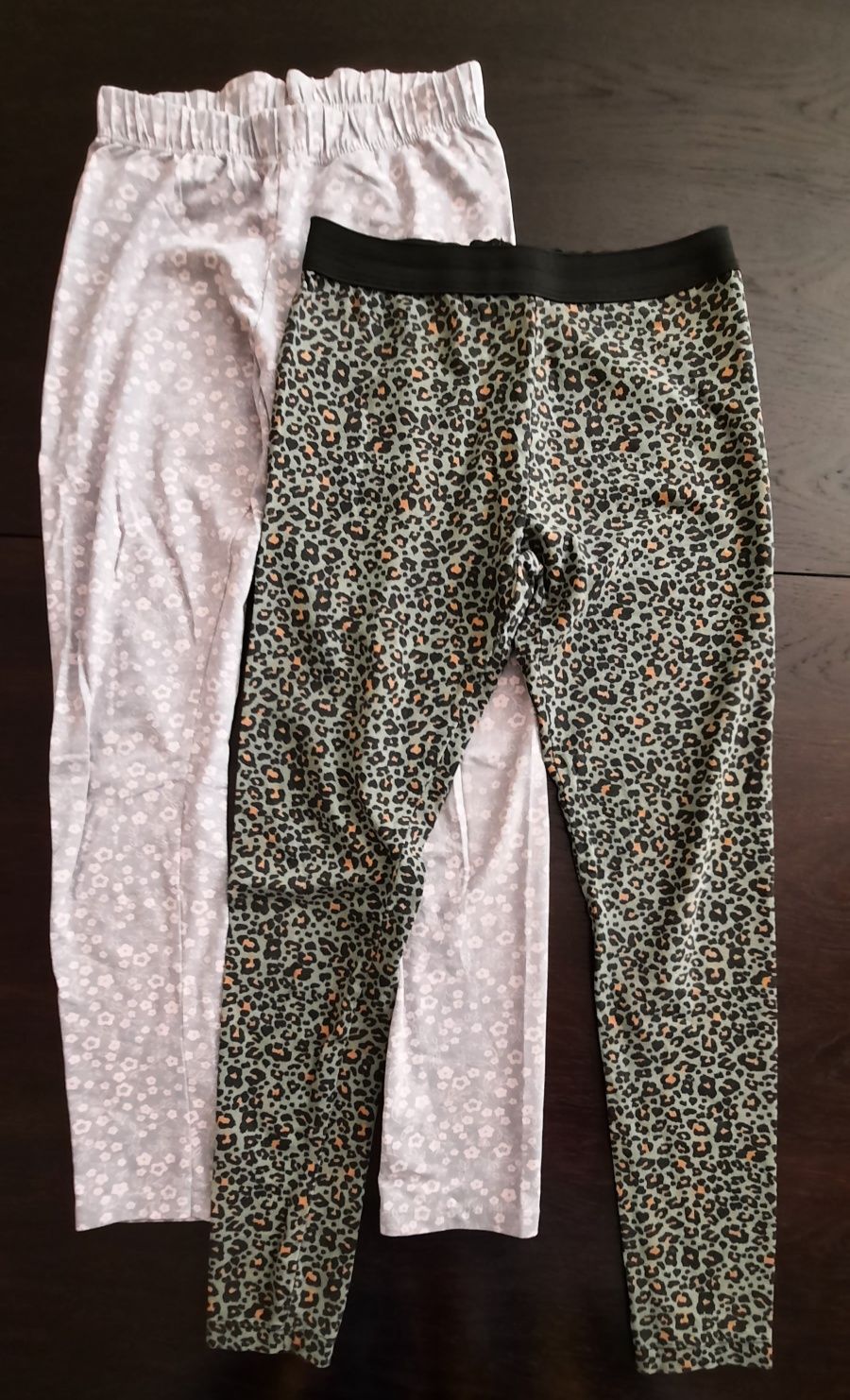 Legginsy 2 pary rozmiar 140