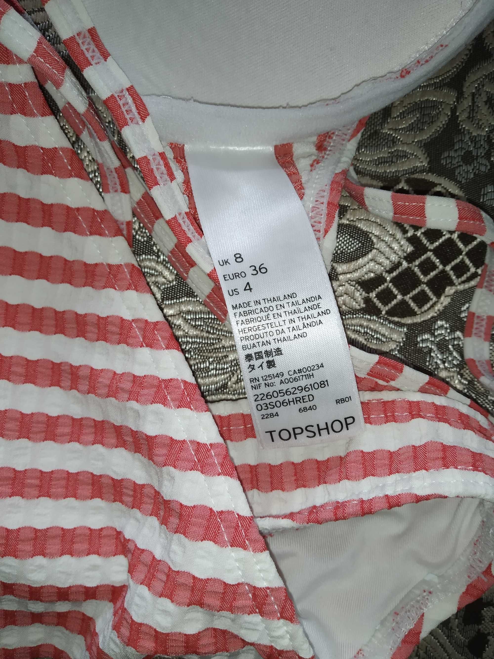 Купальник примарк Primark Top Shop яркий розовый кислотный