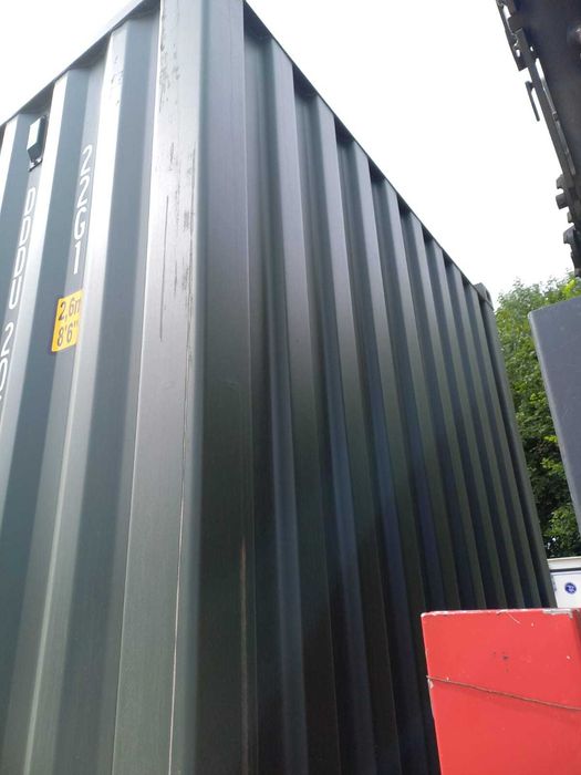 Kontener zielony 20'DC po 1 podróży morskiej Radwanice