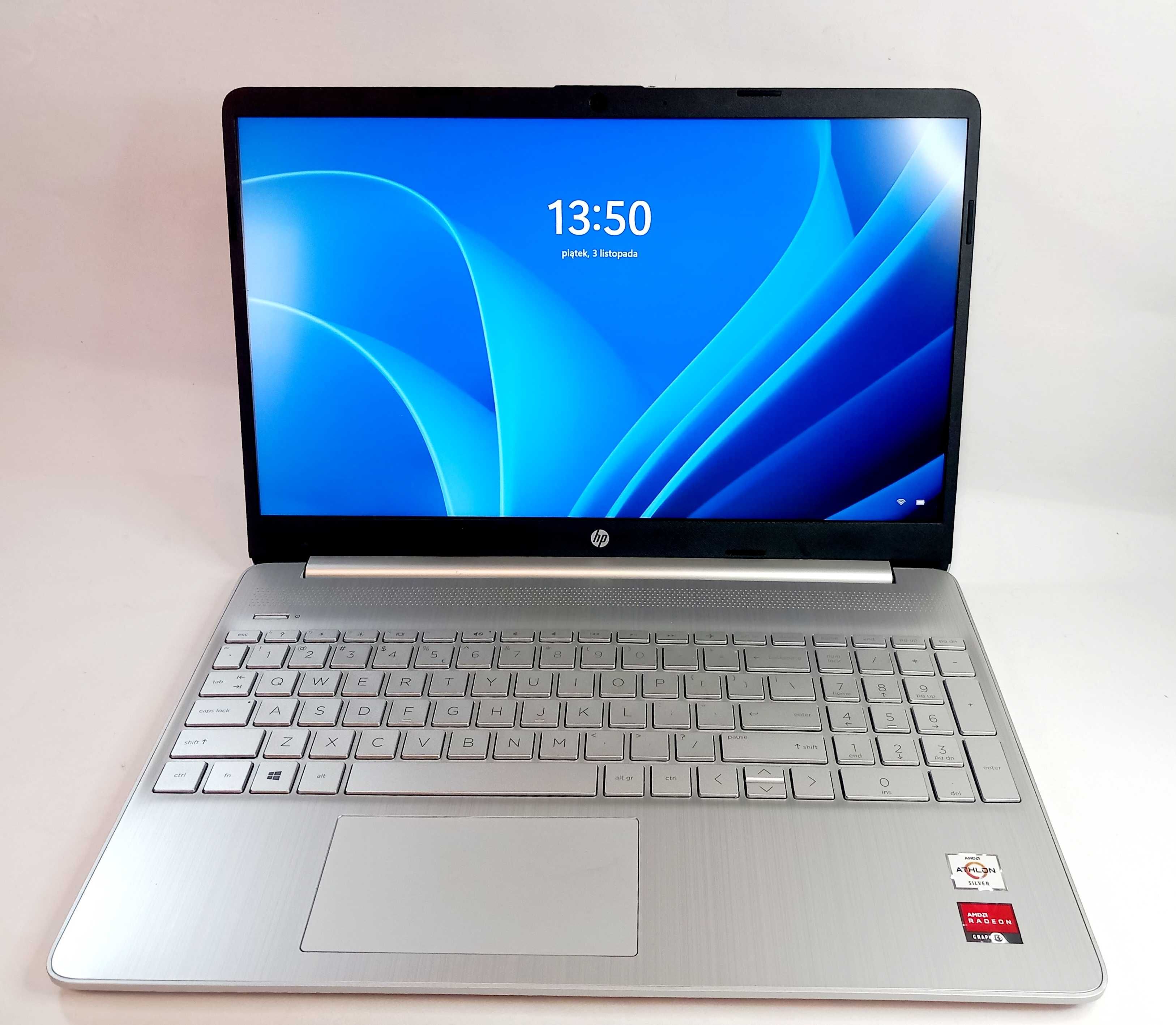Laptop HP 15S-EQ1082NW 15,6" 8/256 GB srebrny 725/23/HUT