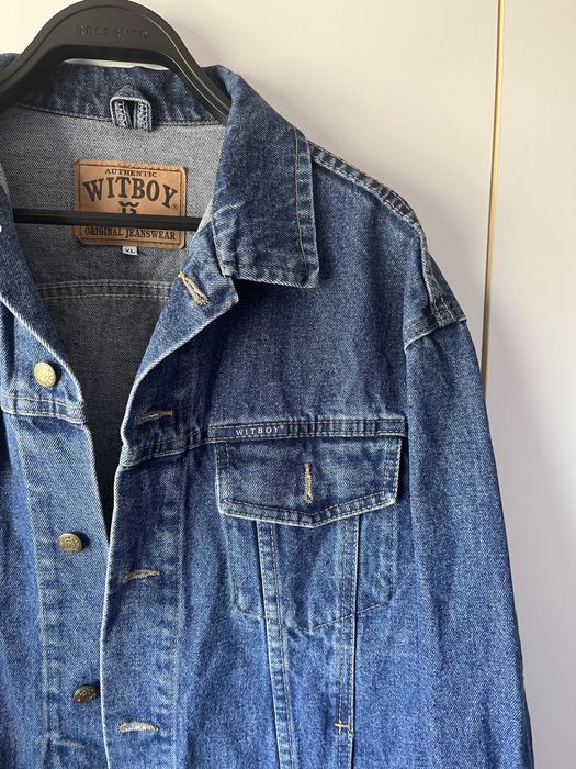 kurtka jeansowa retro vintage meska