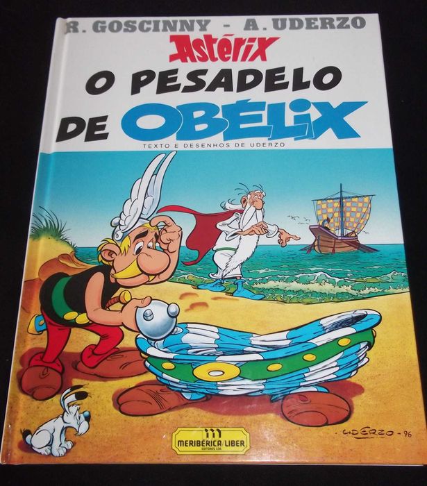 Livro O Pesadelo de Obélix Capa Dura Meribérica Liber