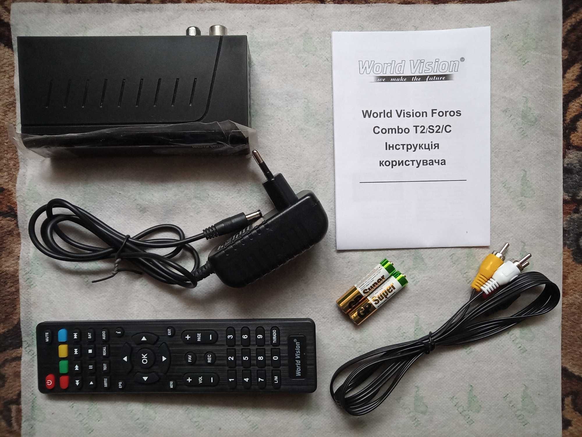 Тв тюнер World Vision Foros Combo T2/S2/C