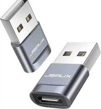 Adpapter żeński USB-A na USB-C JSAUX 2 szt Nowe
