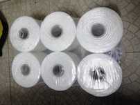 6 rolos corda nylon ENLEIA branca 4mm