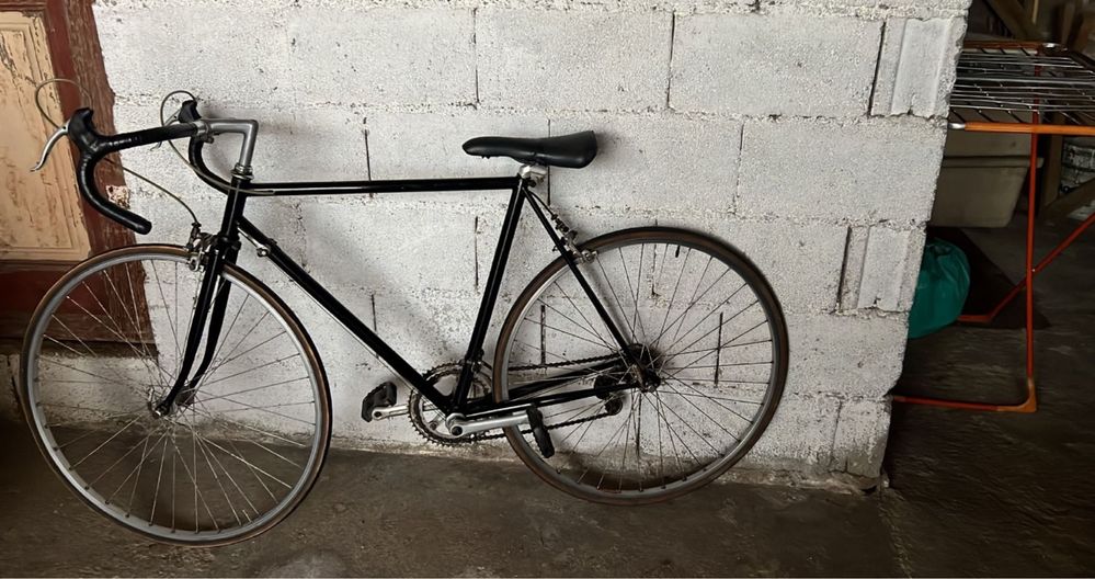 Bicicleta de corrida antiga