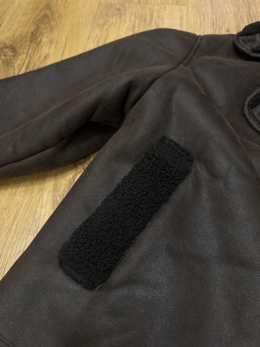 Дублянка zara коричнева/шоколадна