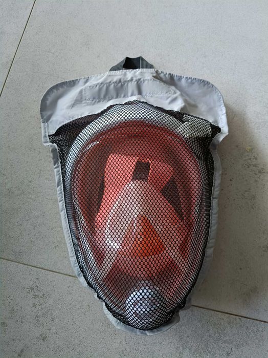 Decathlon maska do snorklingu easybreath s-m