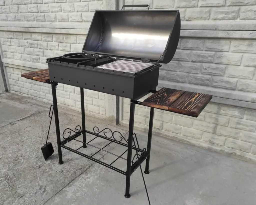 ОТ ЗАВОДА! 3/4/5/6 мм! Мангал Барбекю Гриль с Крышкой MP 65 BBQ