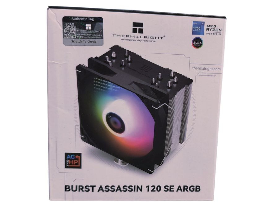 Chłodzenie CPU Thermalright Burst Assassin 120 SE ARGB, czarne, nowe.