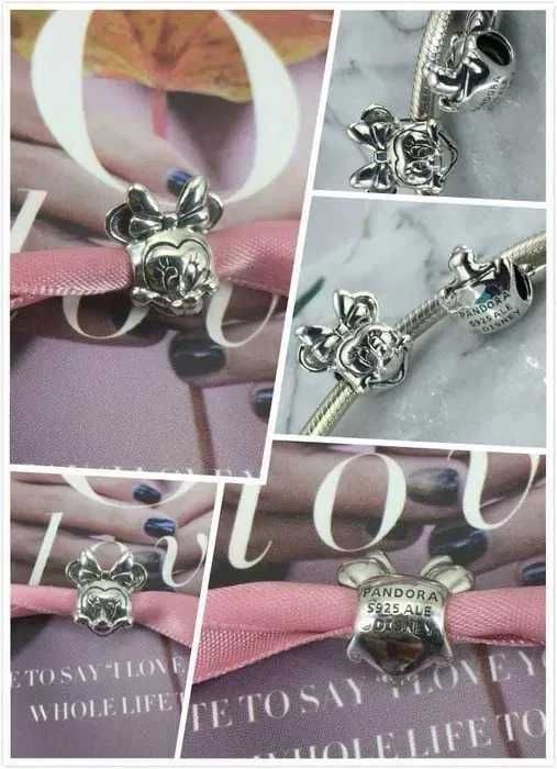 PANDORA Charms Disney Myszka Minnie S925 ALE