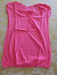 T-shirt Promod rosa com elástico