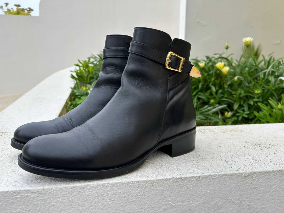 Botas pretas Zenda em bom estado