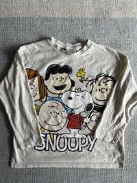 Beżowy tshirt ze Snoopy Zara