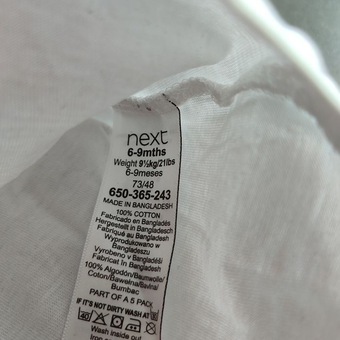 Koszulki z krótkim rękawem Next 6-9 m-ca