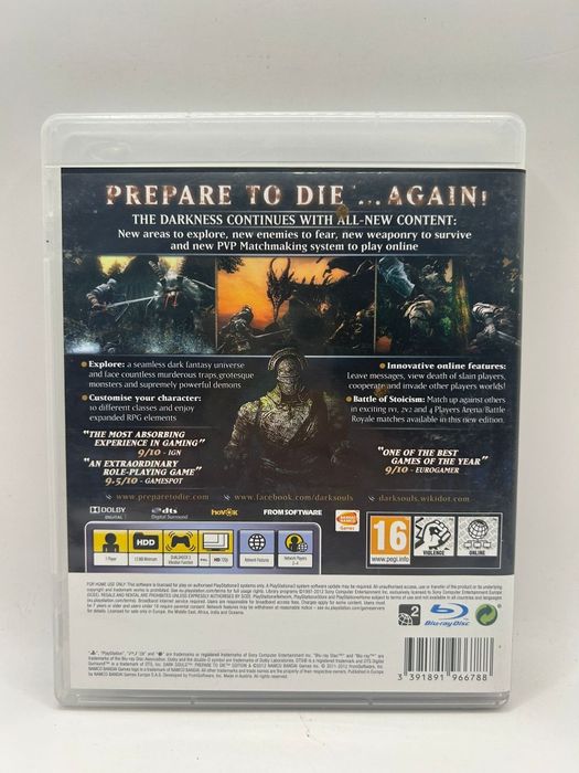 Dark Souls Prepare To Die Edition 3xA Ps3 nr 0355