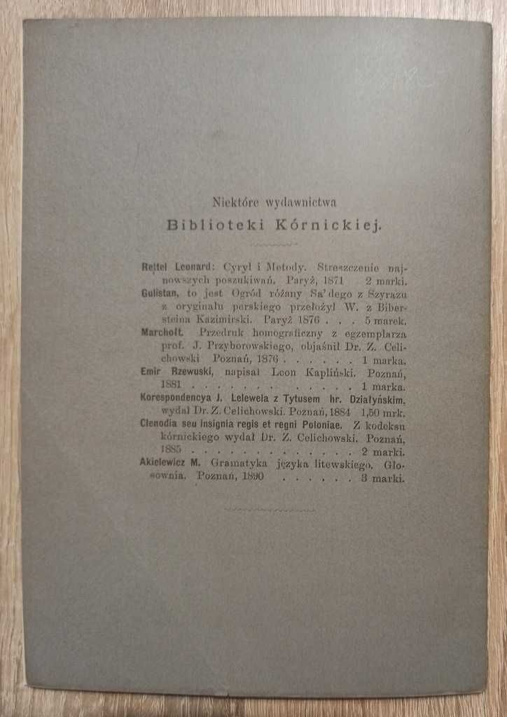 List Krzysztofa Kolumba o Odkryciu Ameryki 1892