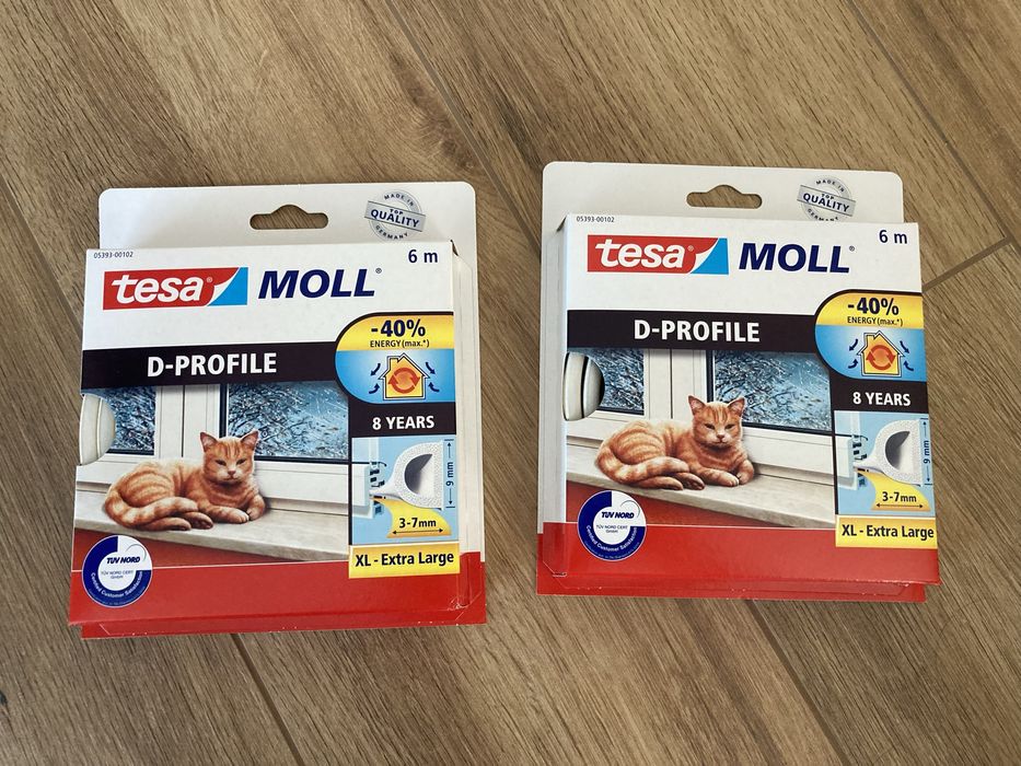Tesa moll D-profile XL uszczelka 6m