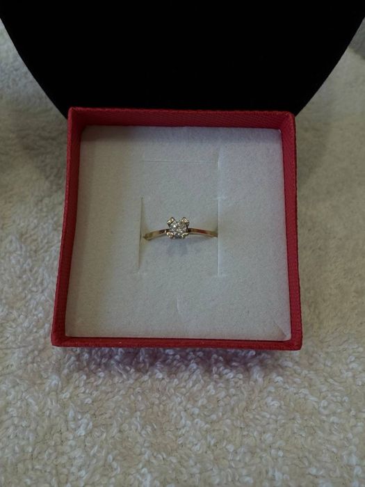 Pierścionek zaręczynowy złoto 333 • 1,67 g • Rozmiar 7