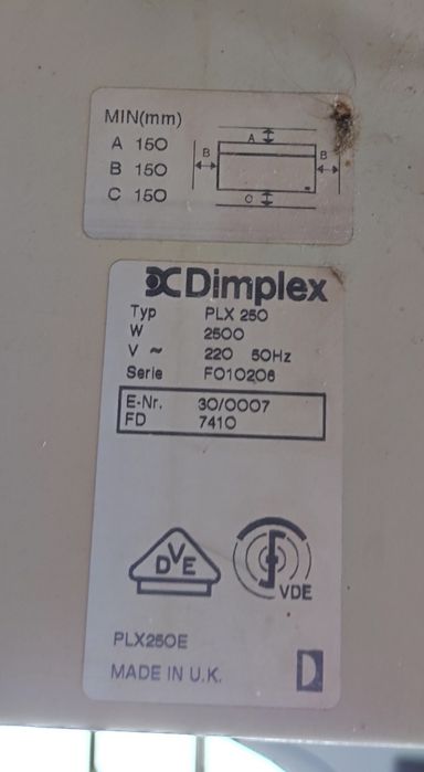 Grzejnik Dimplex PLX-250