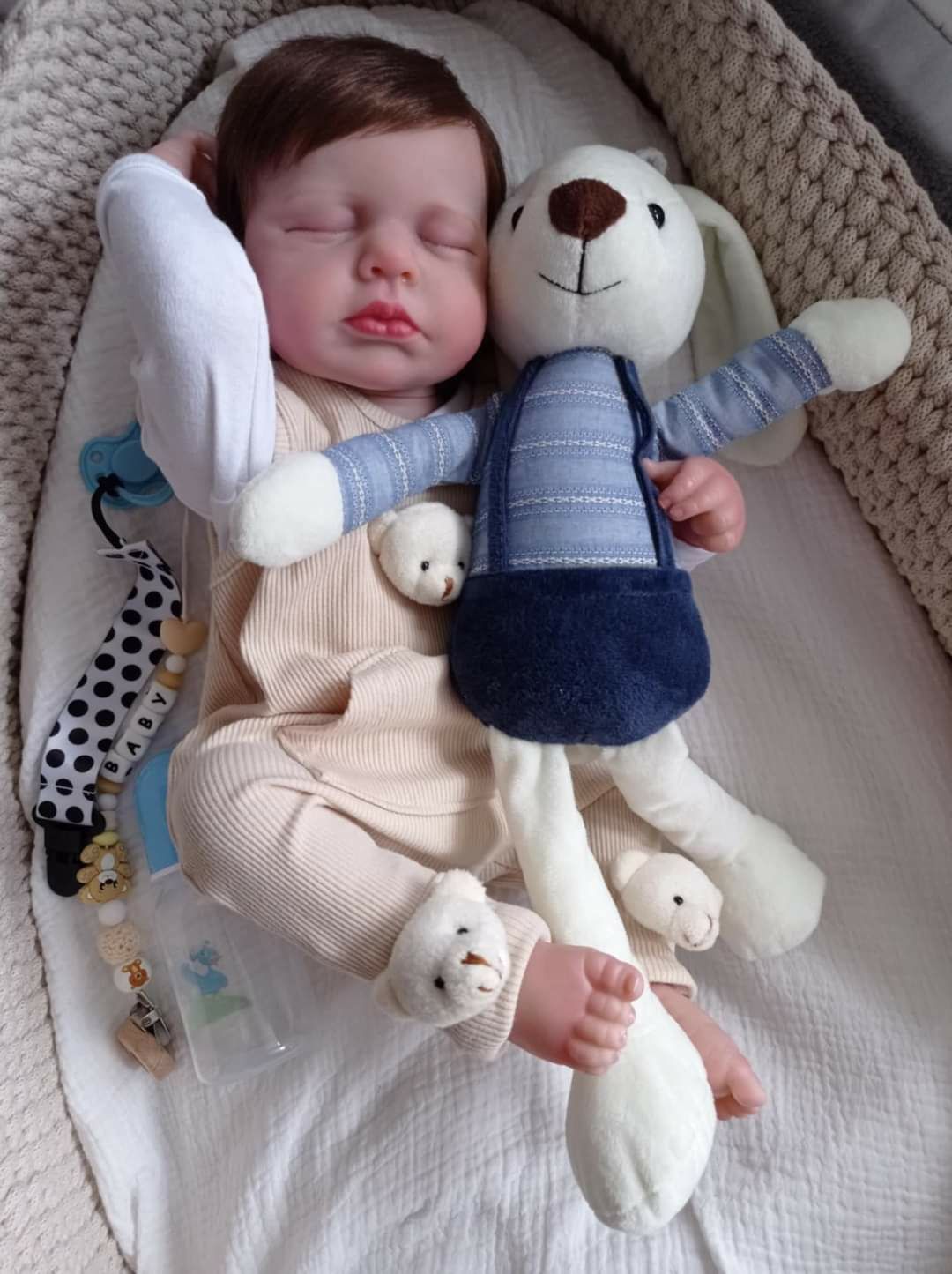 Lalka w typie Reborn z wyprawką prezent pod choinkę Wojtek03