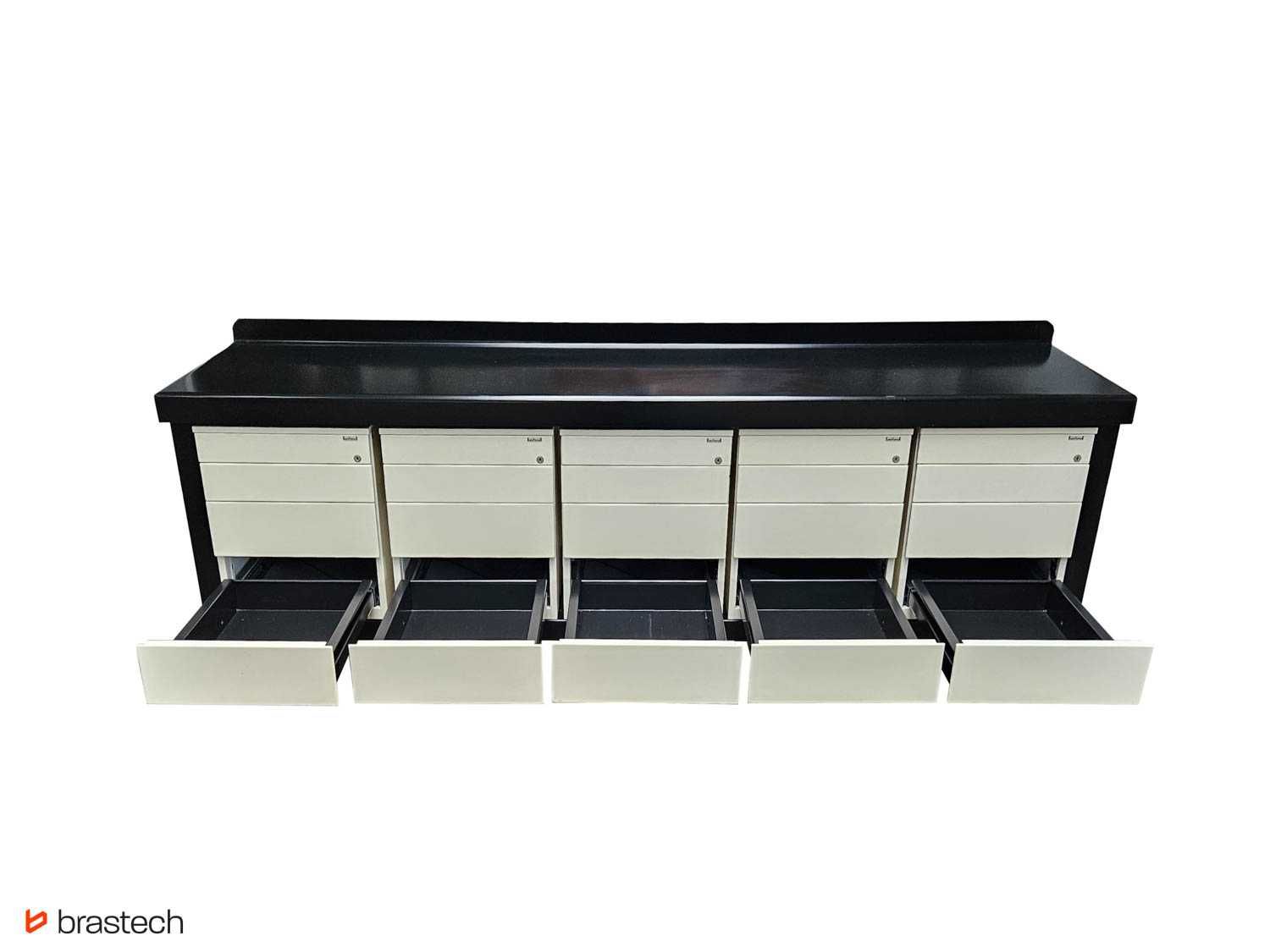 Stół warsztatowy 90 x 234 x 61,5 cm Blat stalowy 5 mm, waga 345 kg
