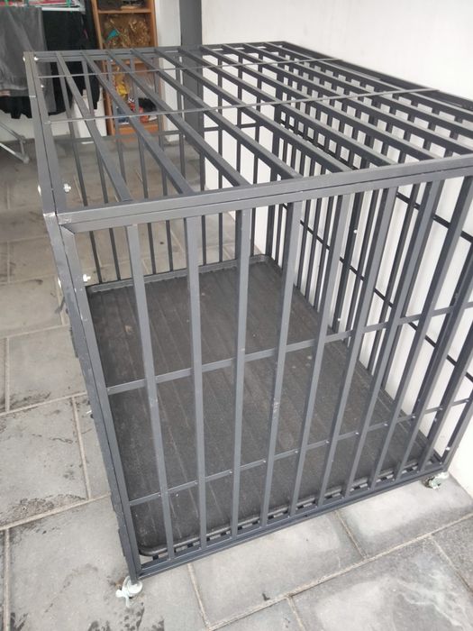 Metalowy kojec klatka na kółkach na małe średnie i duże psy