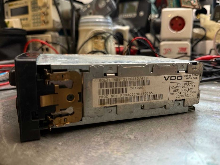 Fabryczne Radio Kasetowe Peugeot 206  307 22RC260/65S VDO