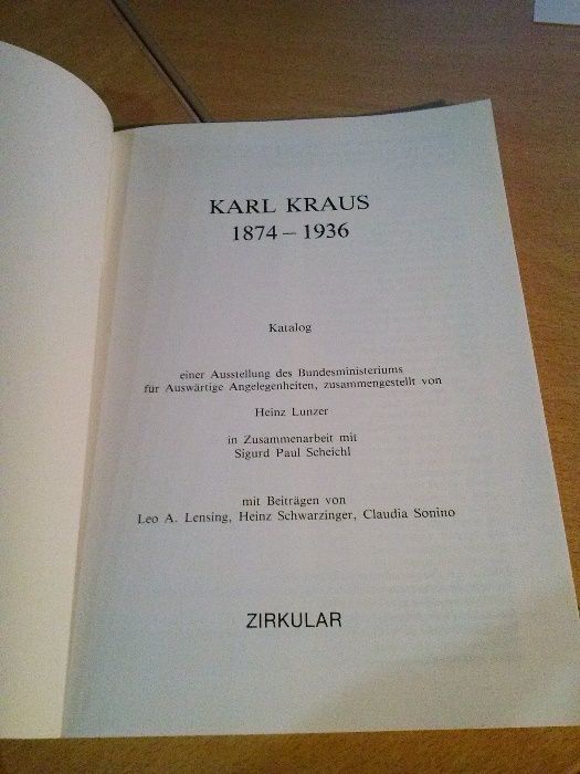 Karl Kraus - Biografia em alemão