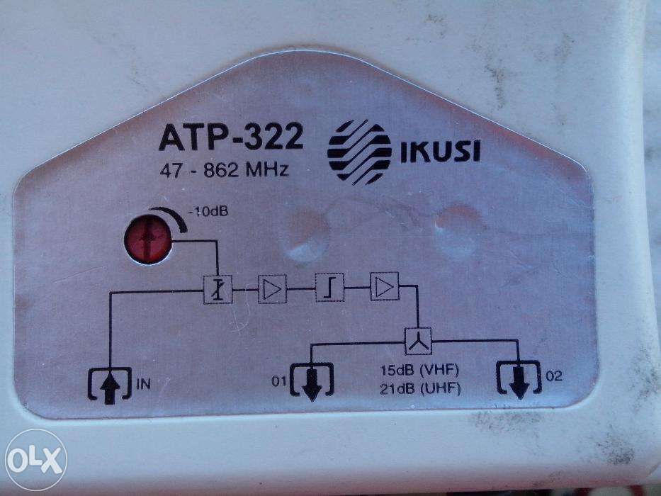 Amplificador sinal televisão/TDT