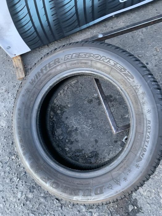 Шини 175/65 R14 Dunlop зима 2020 рік  8/7,8 мм