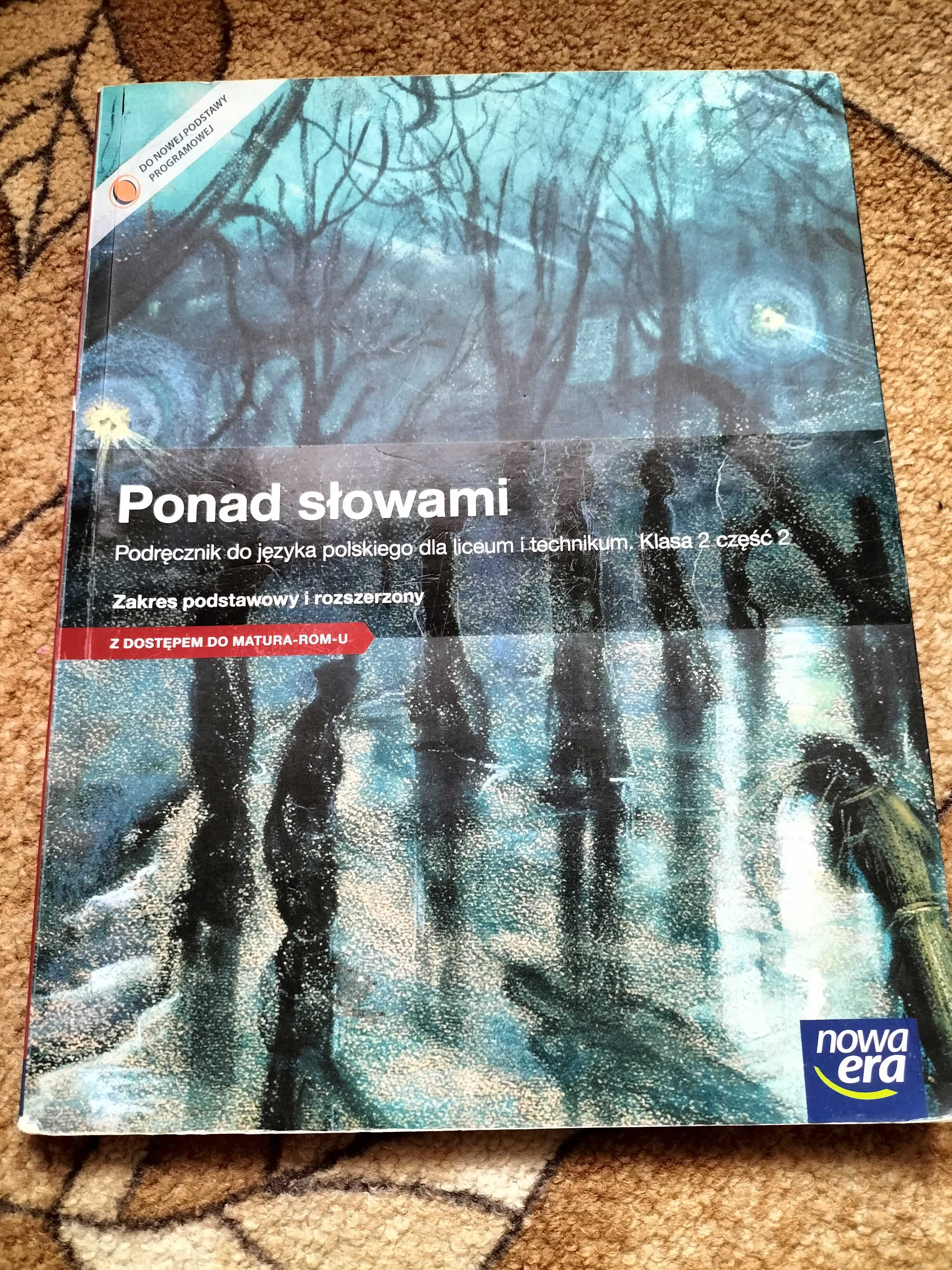 Ponad słowami klasa 2 część 2 – zakres podstawowy i rozszerzony