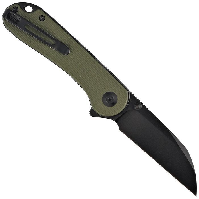 Nóż składany Civivi Elementum Wharncliffe OD Green G10, Black Nitro-V