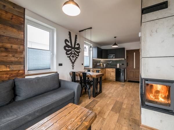 Domek, domki w górach z widokiem na Pieniny,Tatry i j. Czorsztyńskie