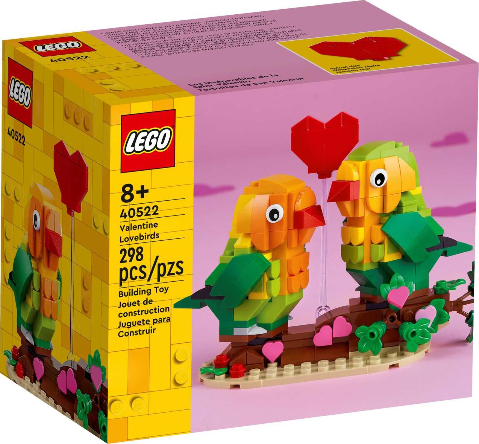 LEGO® Okolicznościowe - Walentynkowe papużki nierozłączki