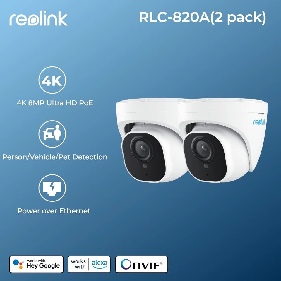 Reolink RLC-820 RLS-520А WiFi POE Видеокамера