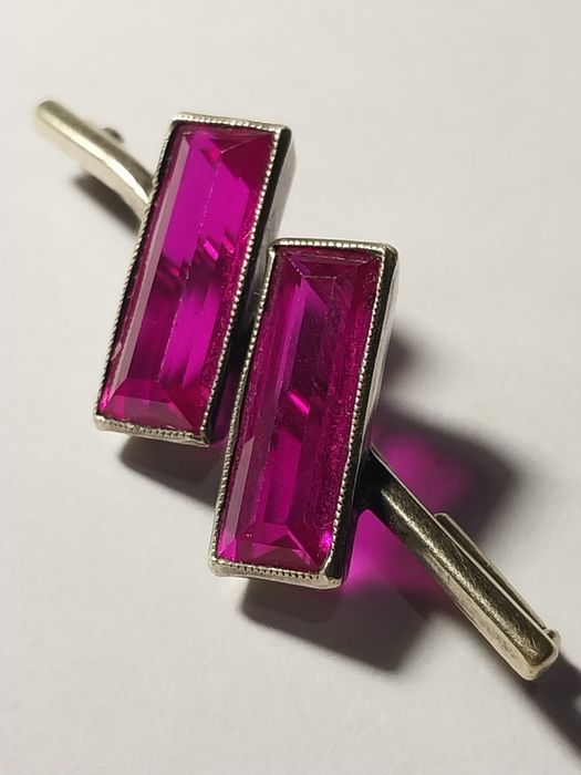 Брошка серебро 875