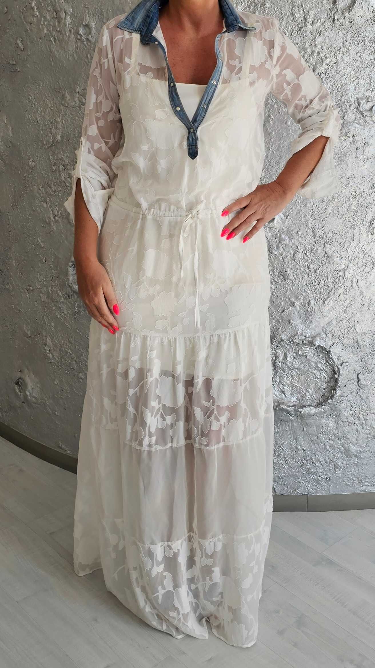TWINSET sukienka 2 czesciowa włoska roz L