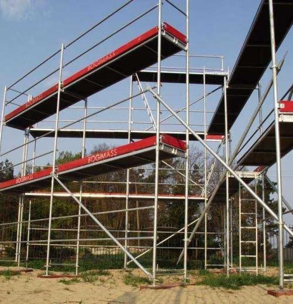 Wynajem , wypożyczenie  rusztowania elewacyjnego typu Plettac