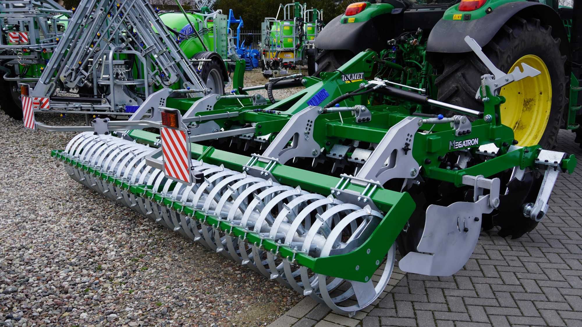 Brona talerzowa Megatron S hydraulicznie składana Tolmet raty Dostawa
