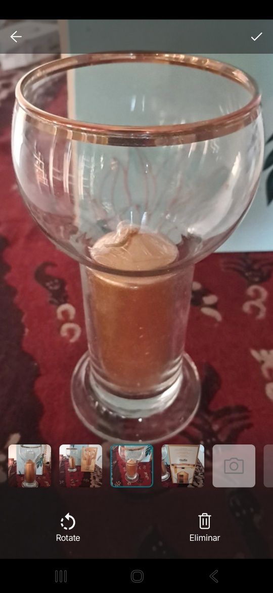 Castiçal com vela flutuante Bormioli Rocco