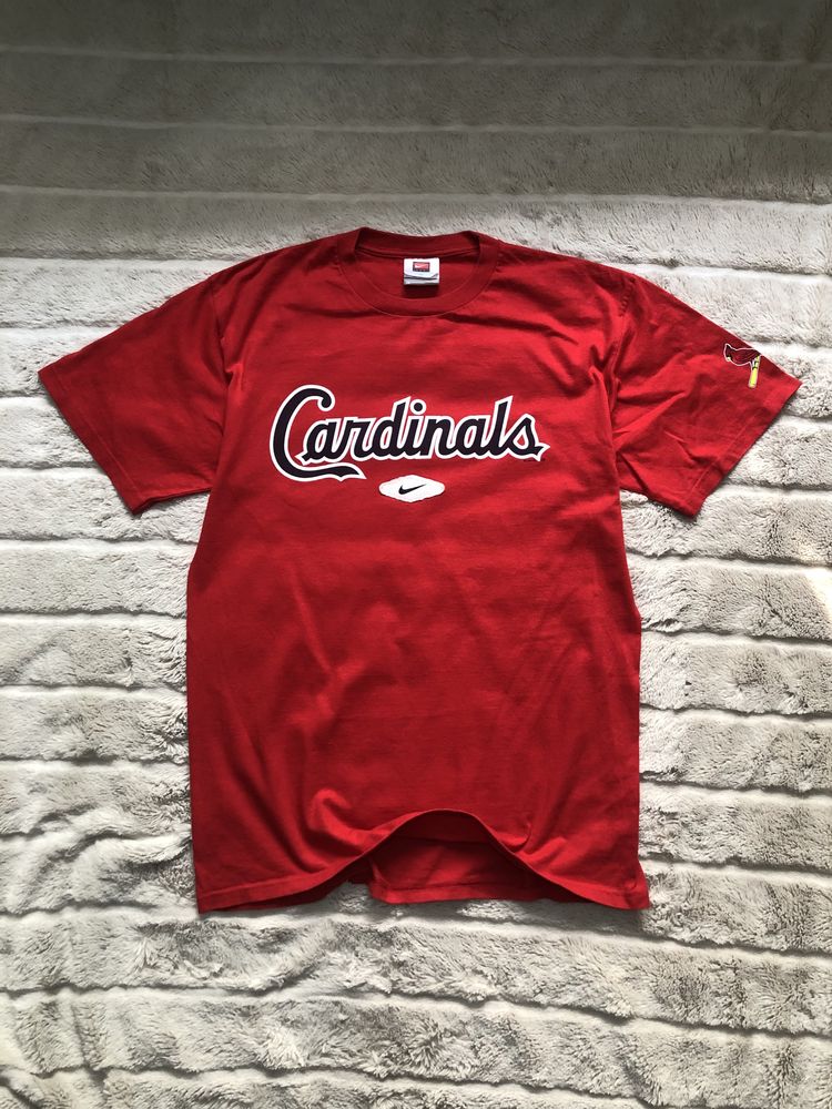 NIKE TEAM (M) Vintage Cardinals тишка футболка красная оригинал винтаж