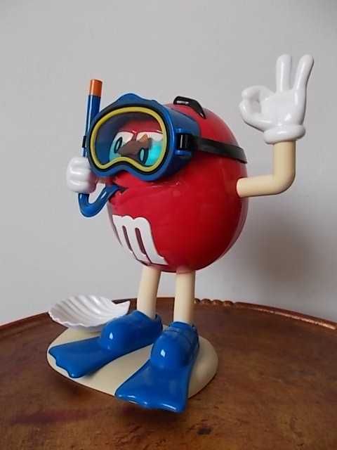 M&M’s Figura grande Vermelha Mergulhador alt:18cm Boneco Dispensador