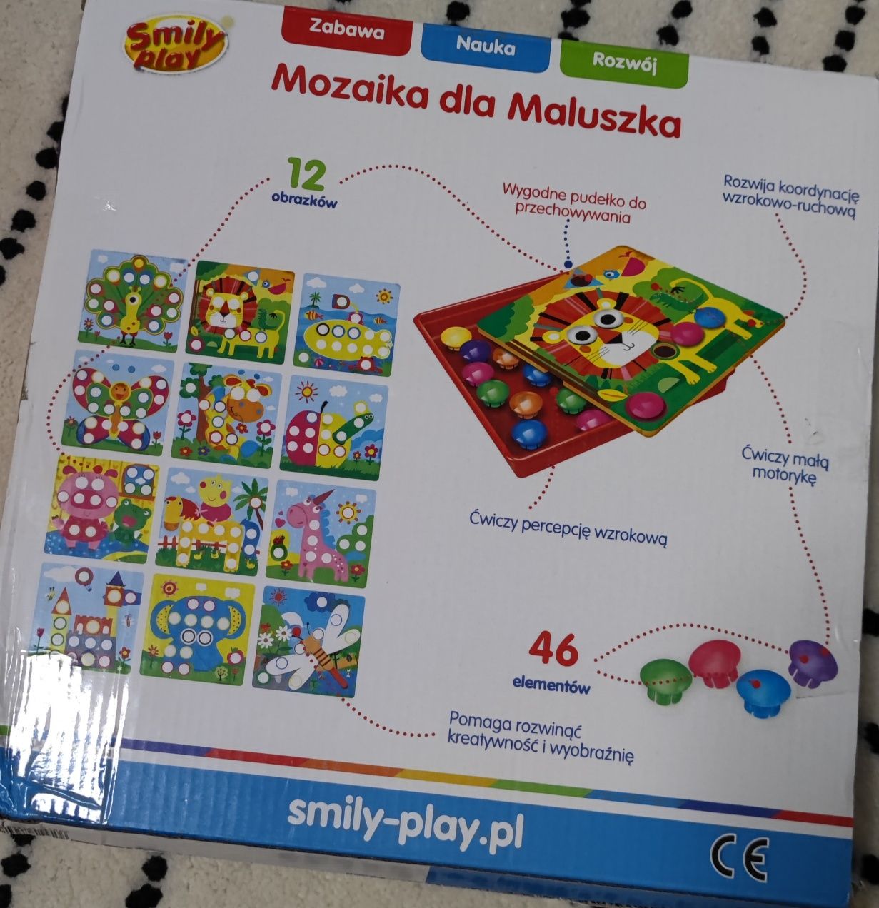 Puzzle,  zabawki drewniane trefl  czuczu gry edukacyjne mozaika